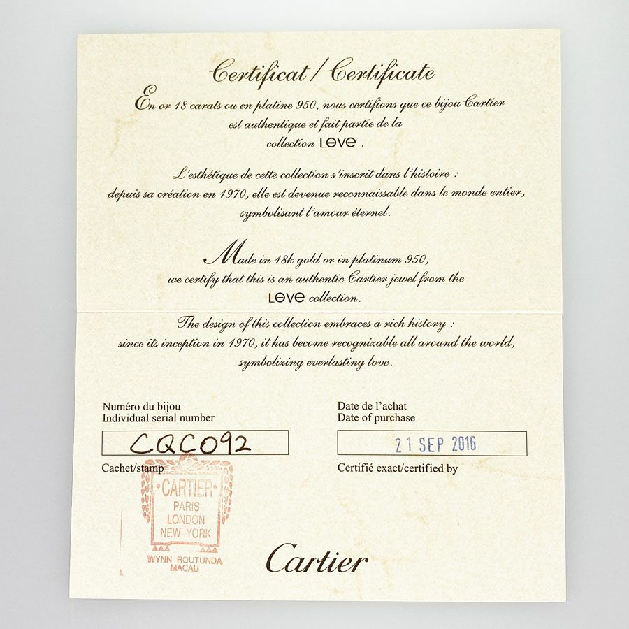 カルティエ ブレスレット