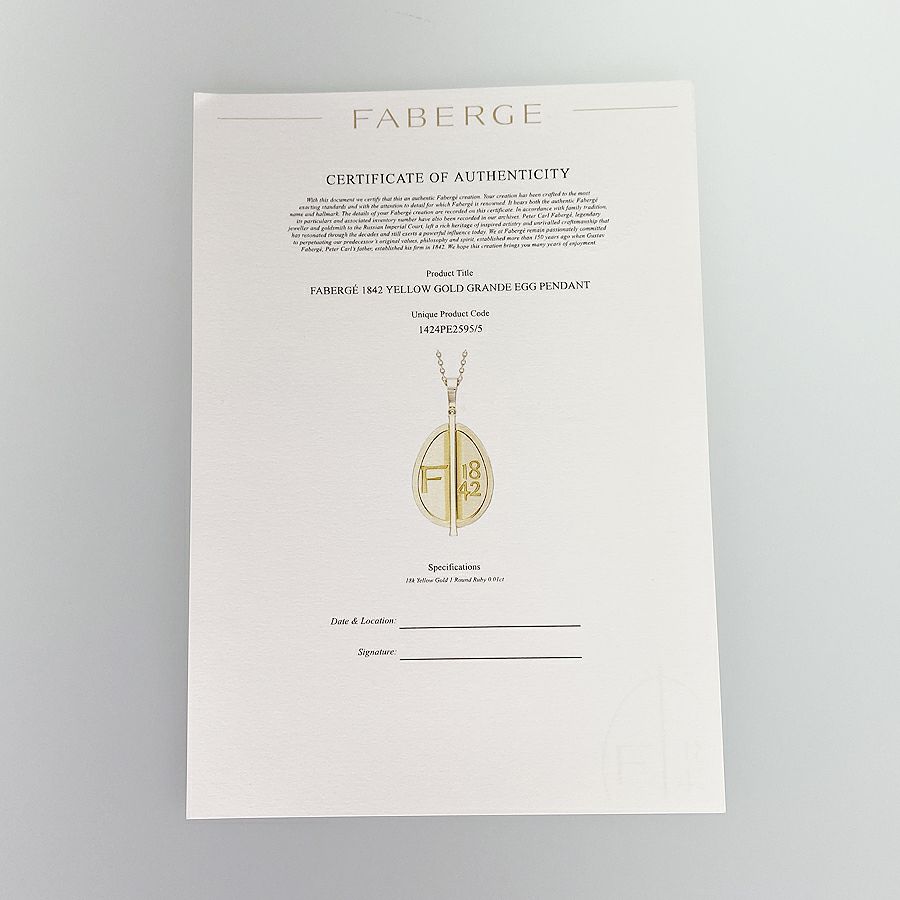 ファベルジェ ネックレス